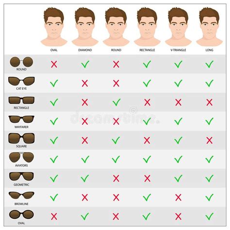 diamond face shape male glasses.